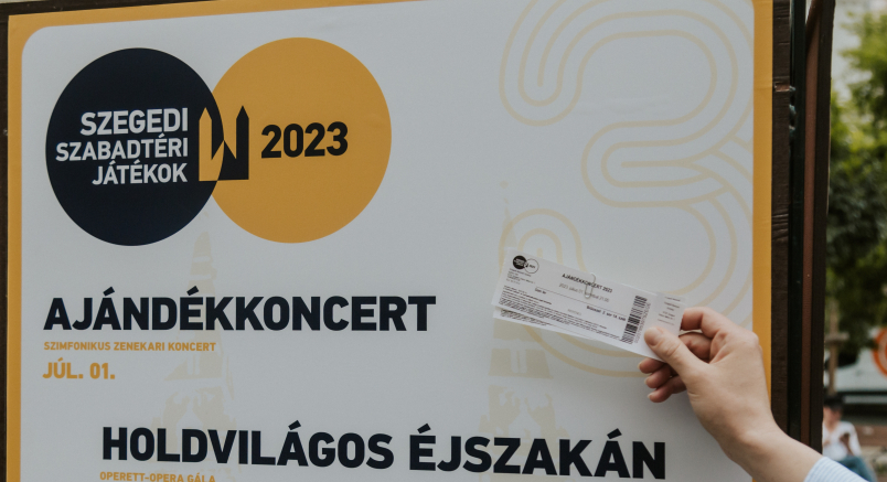 Sétálójegyek az Ajándékkoncertre!